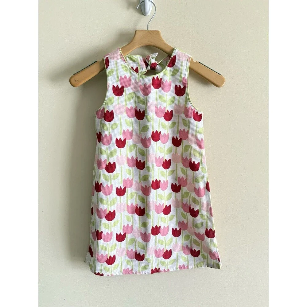NWOT Gymboree tip toe‎ tulips Girls 9 10 vintage sun dress floral easter Spring